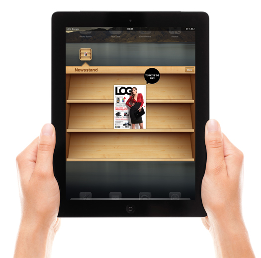 Türkiye’nin ilk Newsstand (Gazete Bayisi) yayını LOG Dergisi