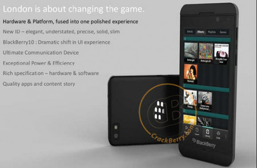 BlackBerry 10′lu London’ın ilk fotoğrafı yayınlandı