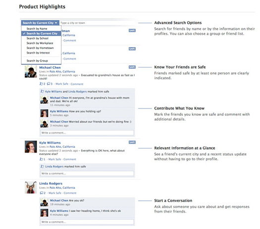 Facebook Disaster Board