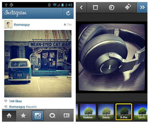 instagram-android-ekran