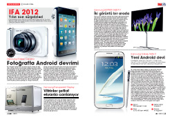 DOSYA KONUSU: IFA 2012