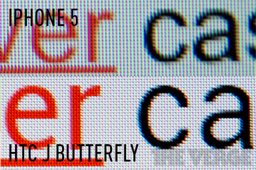 iPhone 5 vs HTC J Butterfly iPhone 5 vs HTC J Butterfly