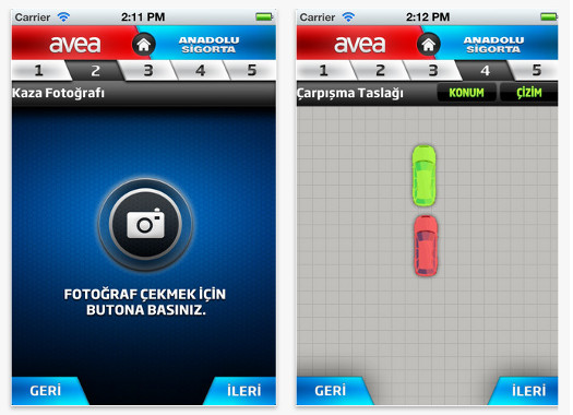 Kaza Tespit Tutanağı Uygulaması