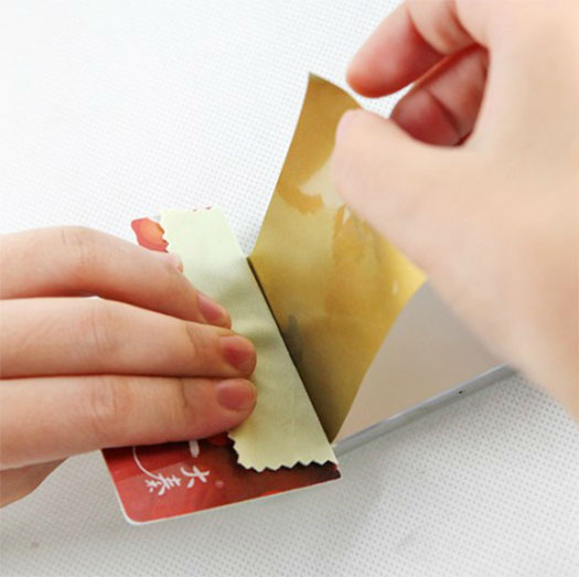 Altın iPhone 5s sticker'ı