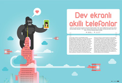KAPAK KONUSU: DEV EKRANLI AKILLI TELEFONLAR