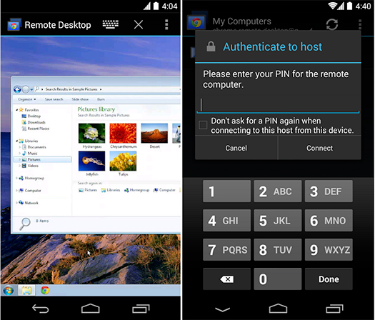 Chrome Remote