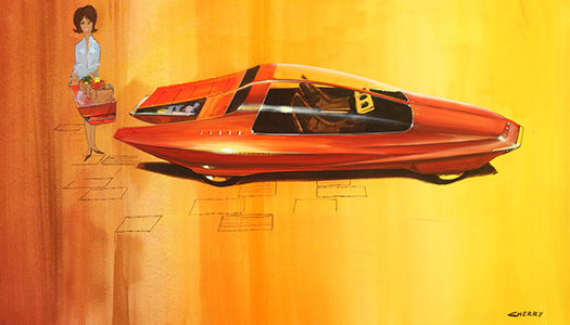 WAYNE CHERRY RUNABOUT DESIGN CONCEPT C 1964
