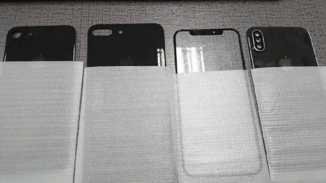 iPhone 7s, iPhone 7s Plus ve iPhone 8'in ön ve arka panelleri ortaya çıktı