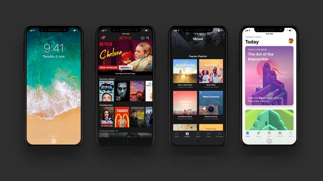 iPhone 8'de uygulamalar nasıl görünüyor?
