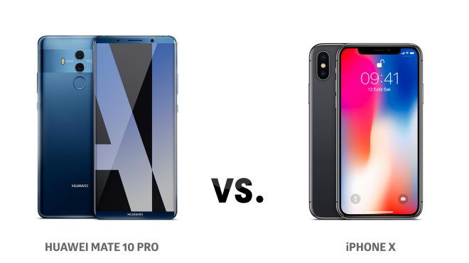 Huawei Mate 10 Pro ve iPhone X karşılaştırması