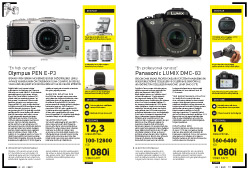 KAPAK KONUSU: DEĞİŞTİRİLEBİLİR LENSLİ AYNASIZLAR KAPAK KONUSU: DEĞİŞTİRİLEBİLİR LENSLİ AYNASIZLAR