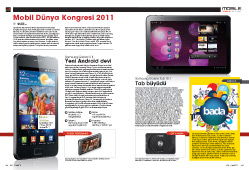 MOBİL DÜNYA KONFERANSI 2011