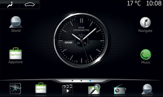 Saab’dan Android tabanlı otomobil kontrol sistemi