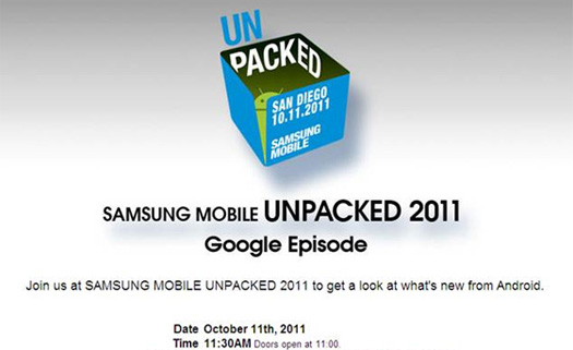 Samsung Unpacked 2011 - Google Episode