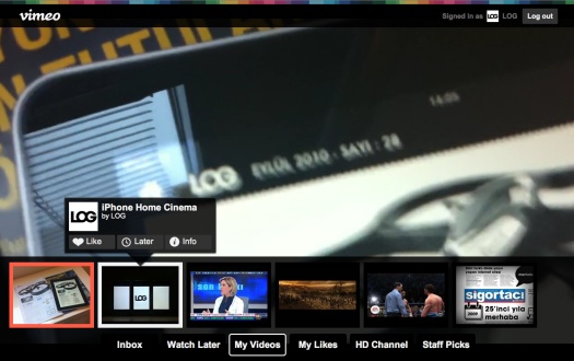 Vimeo Couch Mode Vimeo Couch Mode