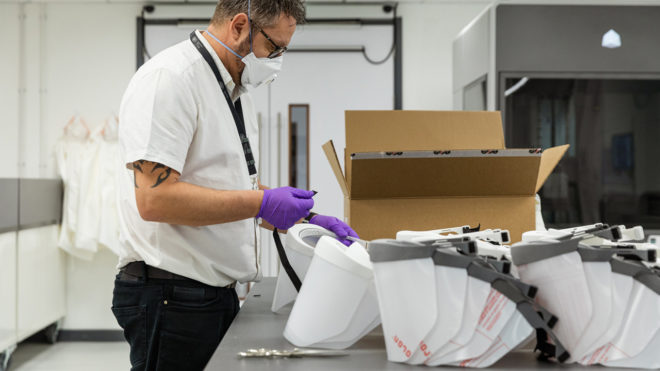 Jaguar Land Rover - 3D baskı yüz siperliği