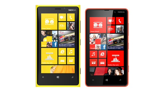 Nokia Lumia 920 ve Lumia 820