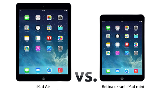 iPad Air vs iPad mini retina
