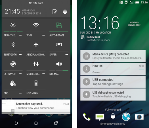 htc one m8, android 5.0.1