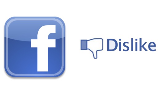 facebook, dislike