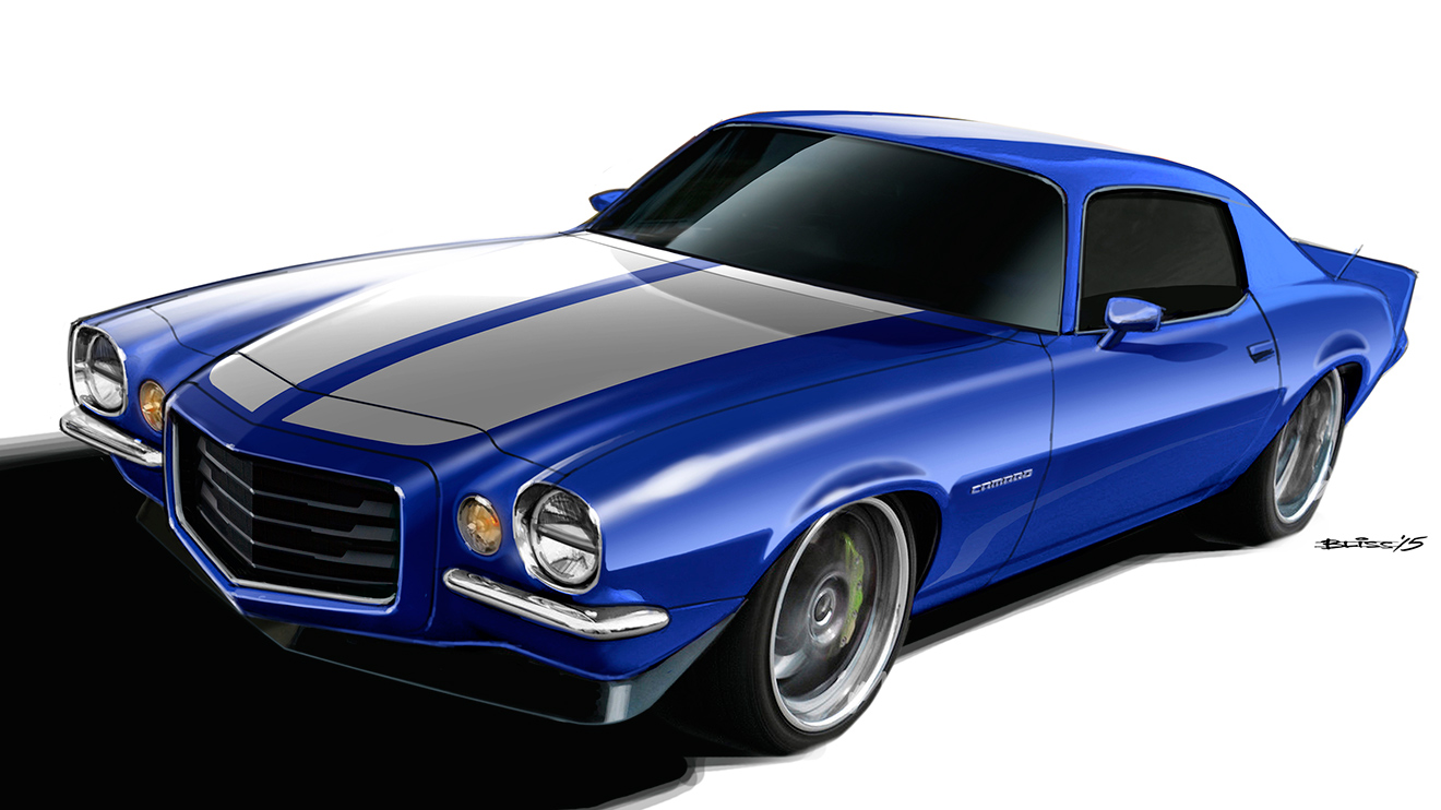 650 beygir güç üreten 1970 model Chevy Camaro - LOG