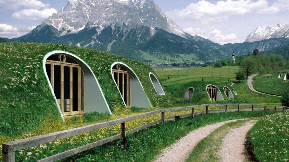 3 günde teslim prefabrik Hobbit evi [Video] LOG