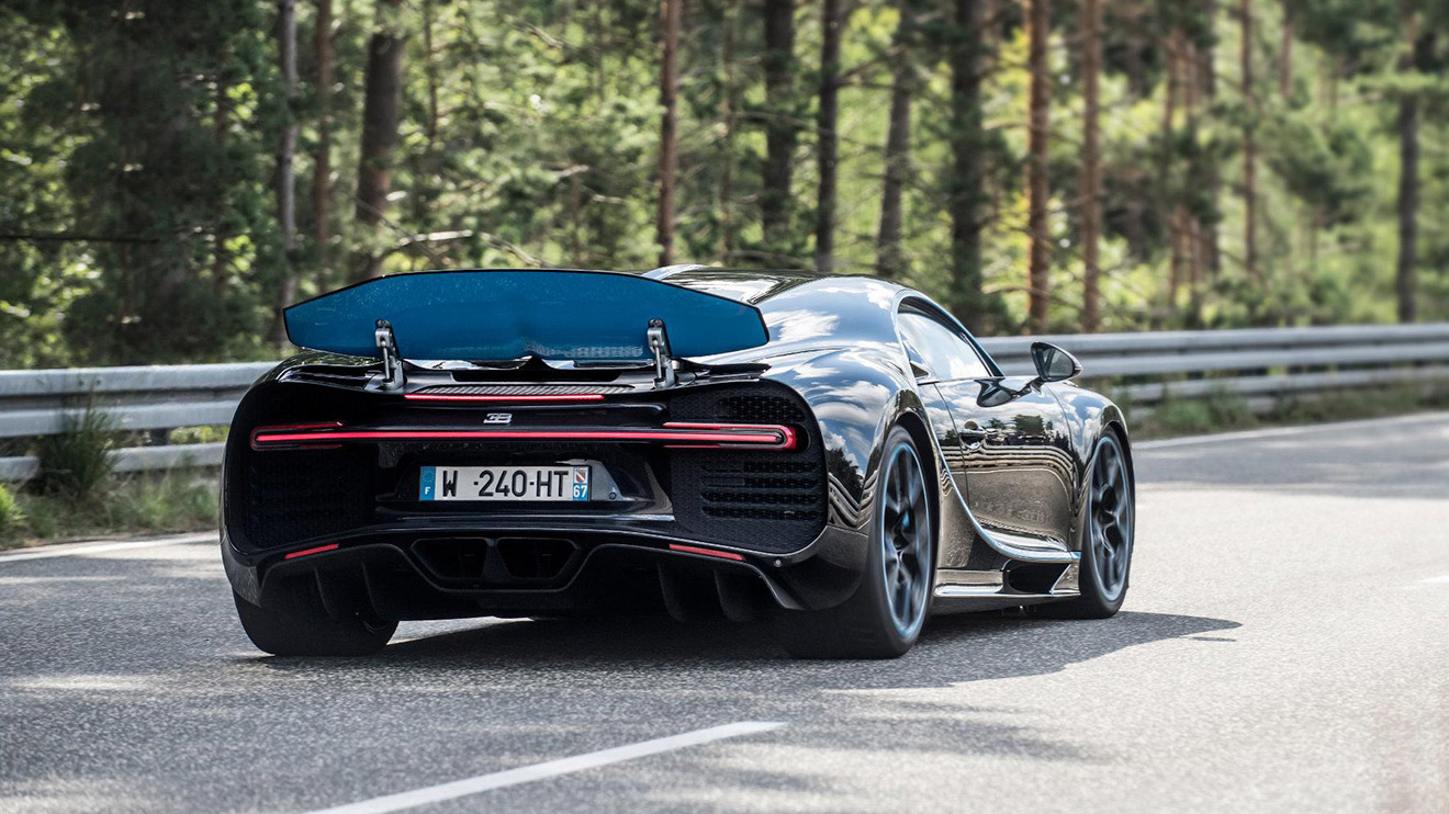Bugatti Chiron'un 0-400-0'lık aralığı sadece 42 saniyede tamamladığı
