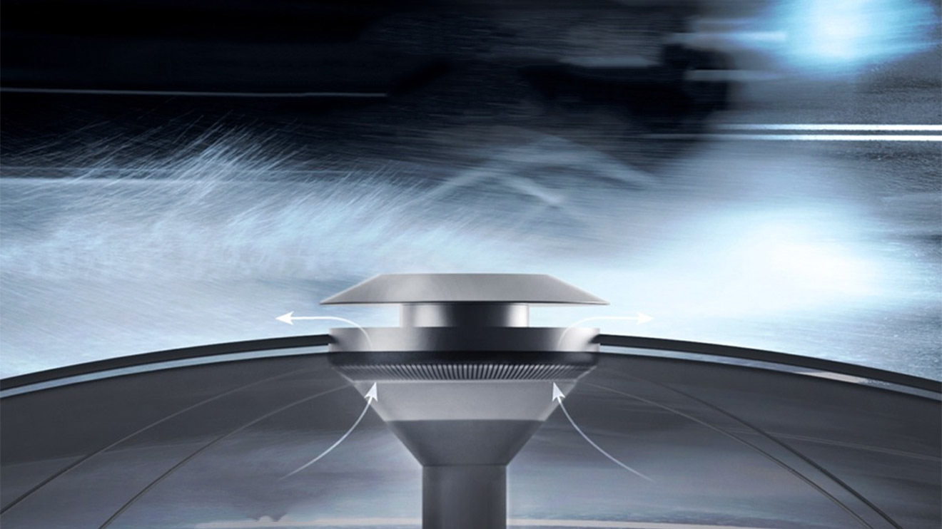 Teknoloji harikası akıllı şemsiye Air Shield Umbrella LOG