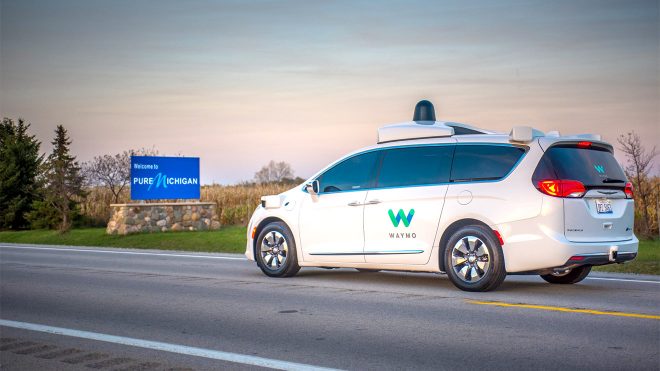 Waymo otonom araç kış testi