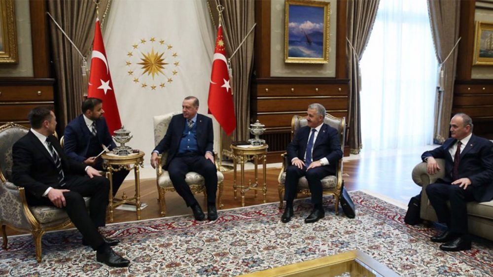 Elon Musk Cumuhrbaşkanı Erdoğan