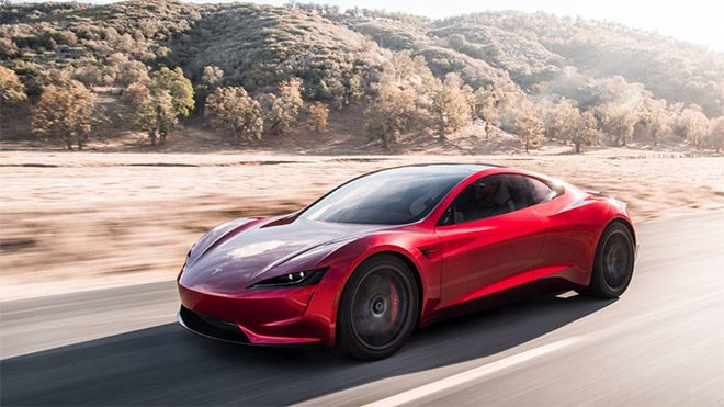 Tesla Roadster elektrikli otomobil