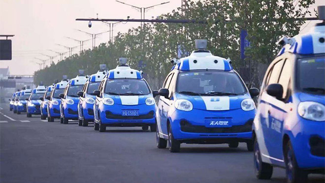 Çin sürücüsüz otomobil test