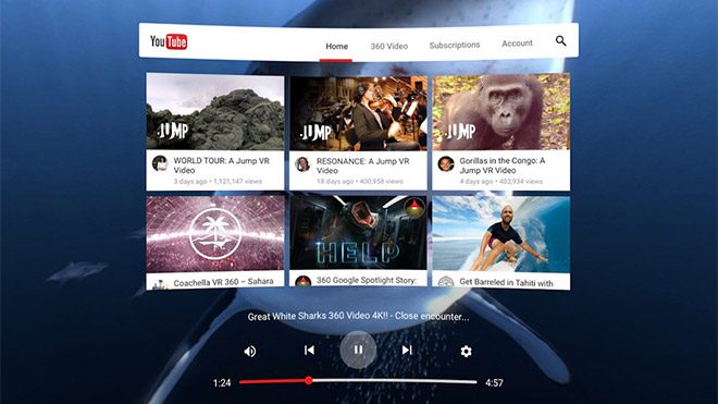 YouTube VR
