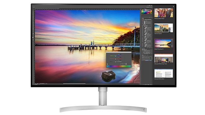 LG monitör CES 2018