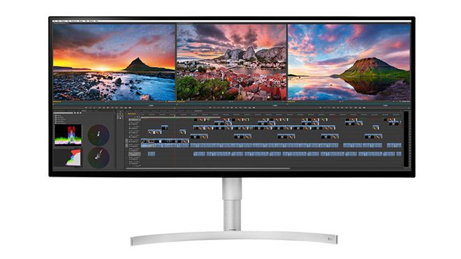 LG monitör CES 2018