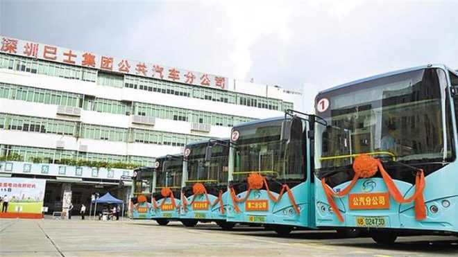 Shenzhen elektrikli otobüs