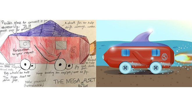 Çocukların gözünden Geleceğin otomobilleri