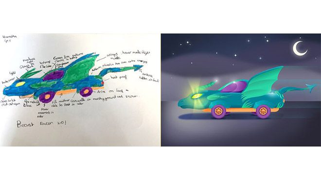 Çocukların gözünden Geleceğin otomobilleri