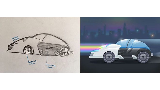 Çocukların gözünden Geleceğin otomobilleri