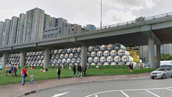 Hong Kong tüp ev konsepti