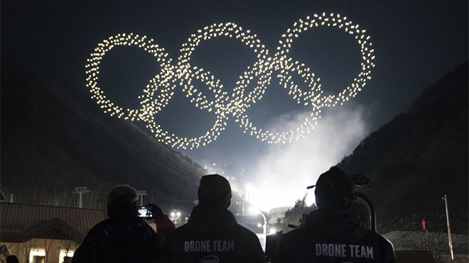 Intel drone 2018 Kış Olimpiyatları
