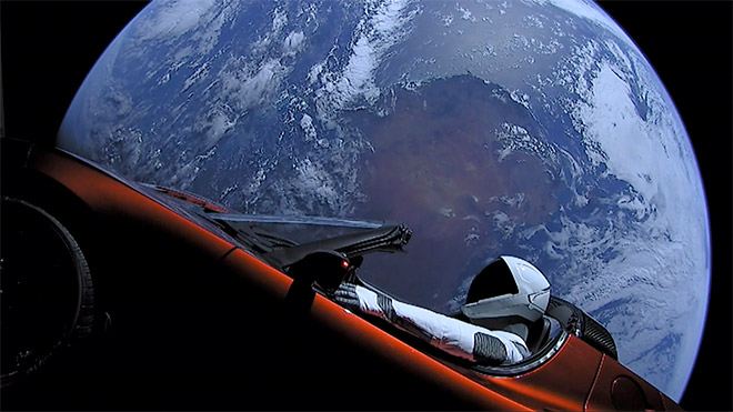 Tesla SpaceX Elon Musk Falcon Heavy Tesla Roadster