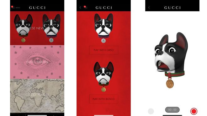 gucci animoji