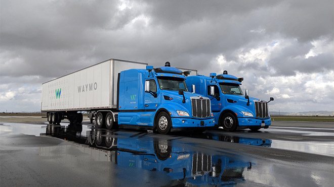 Waymo Google sürücüsüz kamyon