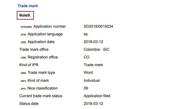 Samsung Galaxy Note 9