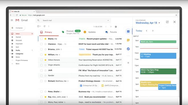 Yeni Google Gmail