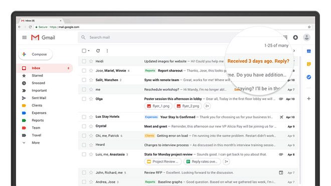 Yeni Google Gmail