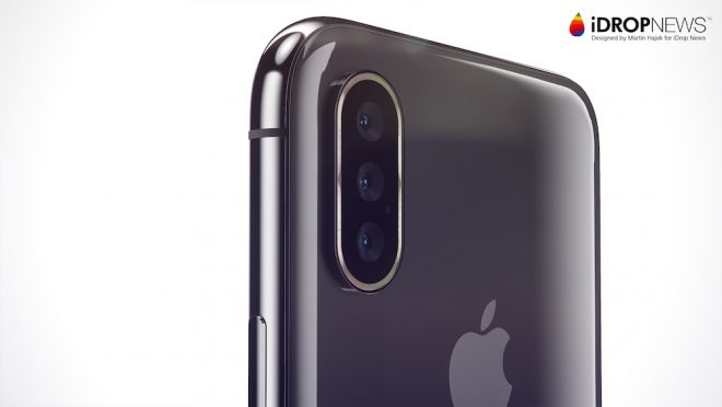 Üç arka kameralı Apple iPhone