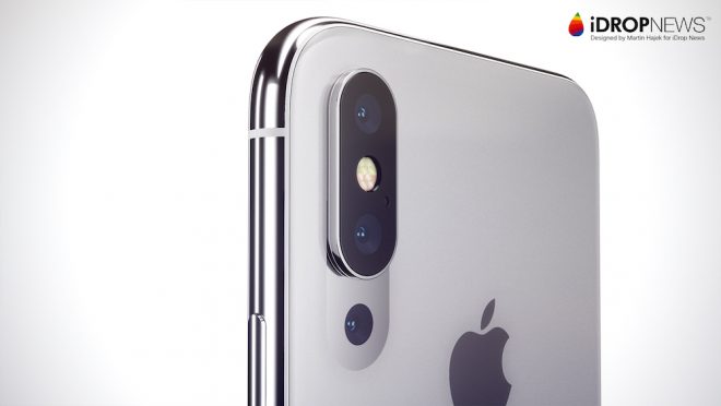 Üç arka kameralı Apple iPhone