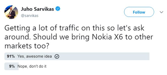 Nokia X6 Nokia X5 Nokia X7 HMD GLobal